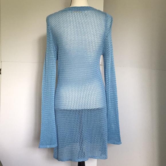 HAILEY LYN | Blue Swimsuit Coverup - Picture 2 of 8